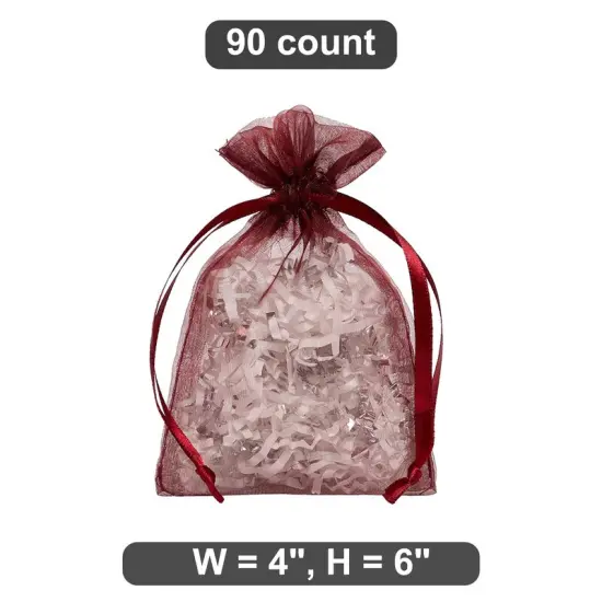 4" x 6" Organza Bag Elegant Gift Wrapping Option {1}