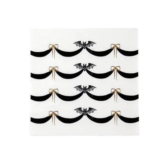 ELEGANT HALLOWEEN DINNER NAPKINS {1}