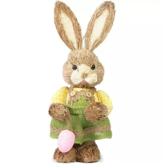 2x Easter Standing Bunny Statues Rabbit Figurines for Party and Home Decor 12" {2}