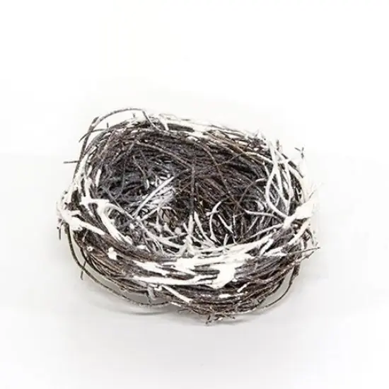 Snow Fallen Birdnests 4-set {3}