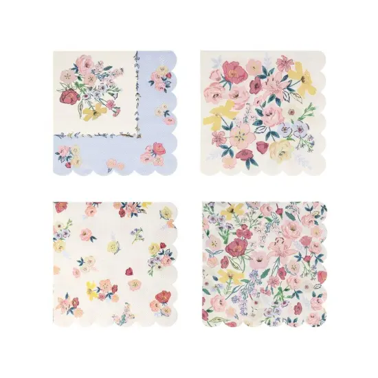 ENGLISH GARDEN FLORAL PARTY NAPKINS {1}