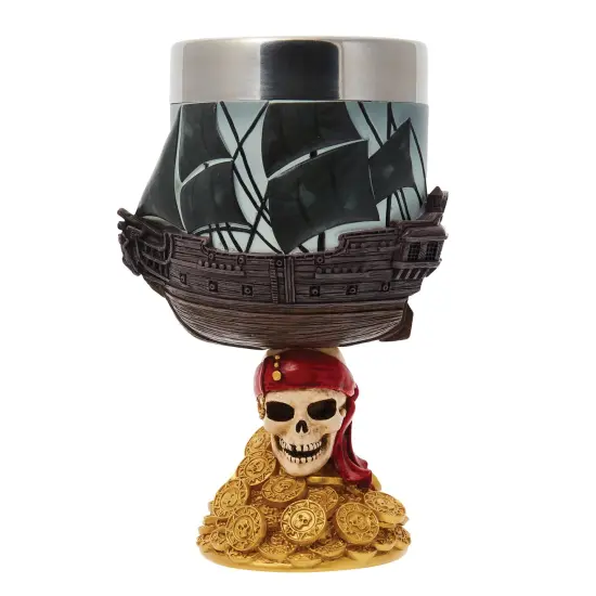 Disney Showcase Pirates of the Caribbean Goblet 7.1in H {1}