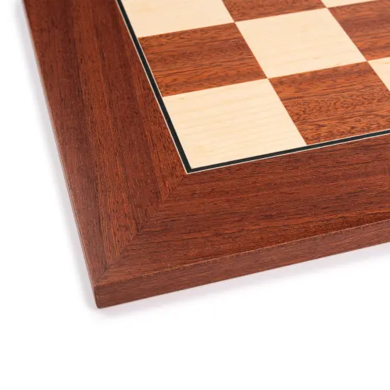 WE Games - Deluxe Mahogany Chessboard with Storage Box &ndash; Handmade in Spain &ndash; 20 in. {4}