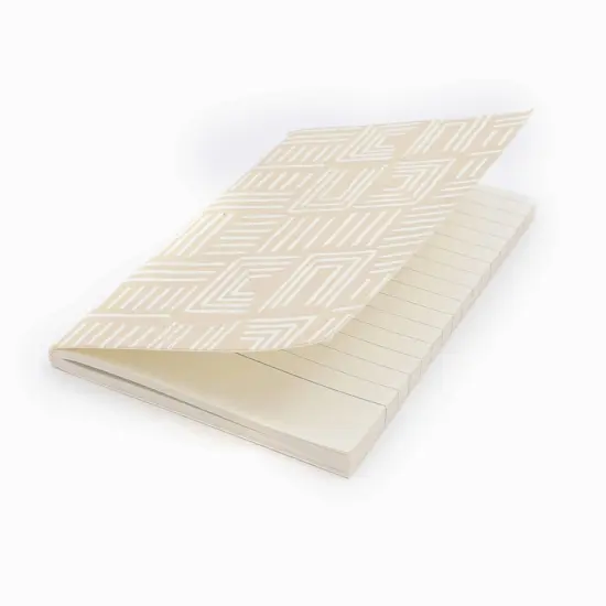 Soft Cover Brown Abstract Handmade Paper Notebook - Pack of 5, 6 X 4 Inch {5}