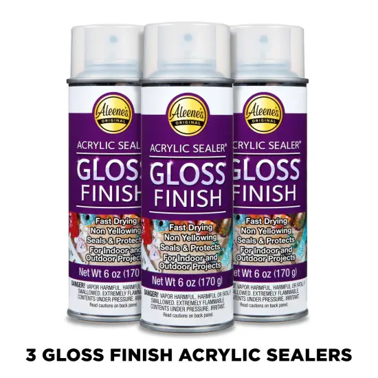 Aleene''s Acrylic Spray Sealer Gloss Finish 6 oz. 3 Pack {2}