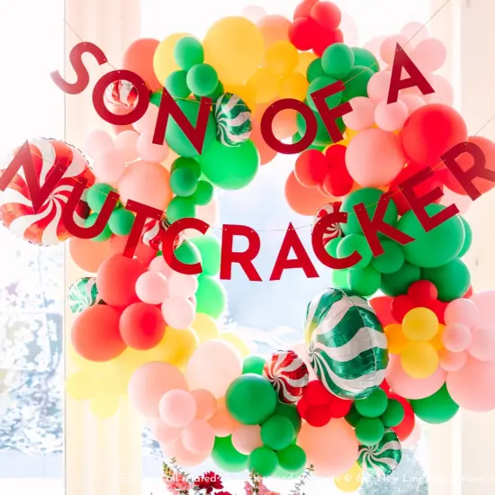 ELF "SON OF A NUTCRACKER" BANNER {2}