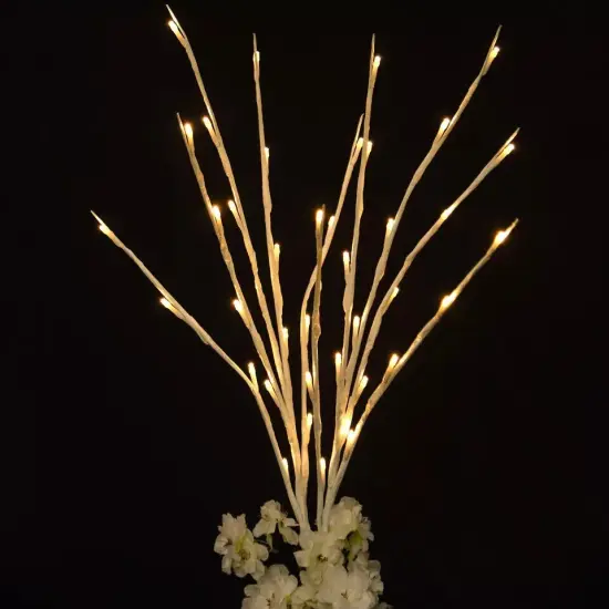White Bushes Centerpiece LED LIGHTS Wedding Party Decorations {3}