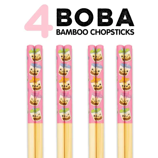 Boba GAMAGO Cast Bamboo Chopsticks | Set of 4 {3}