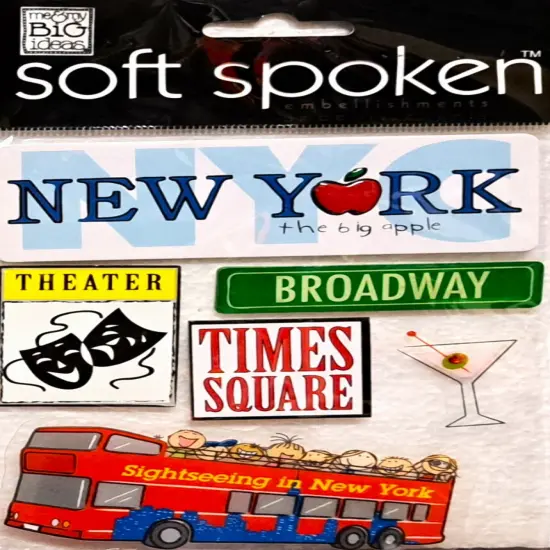 Me & My Big Ideas New York Dimensional Stickers {1}