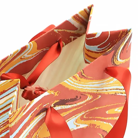 Small Gift Bag - Set of 5 - 8.5" X 6.5" Multi {5}