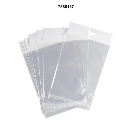 Heavy Duty Cello Bags with Header 5 5/8" x 7 3/4" 1.6 mil {2}