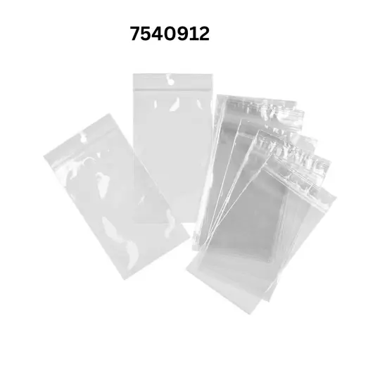 Spacious Reclosable Cello Bag with Hang Hole 9" x 12" {2}