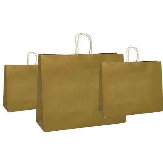 Metallic Shopping Bag Large 16" x 6" x 13" {3}