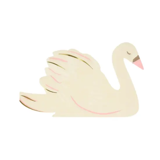 SWAN SHAPED NAPKINS {1}