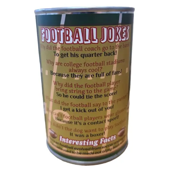 CANNED FOOTBALL STUFFED ANIMAL {2}