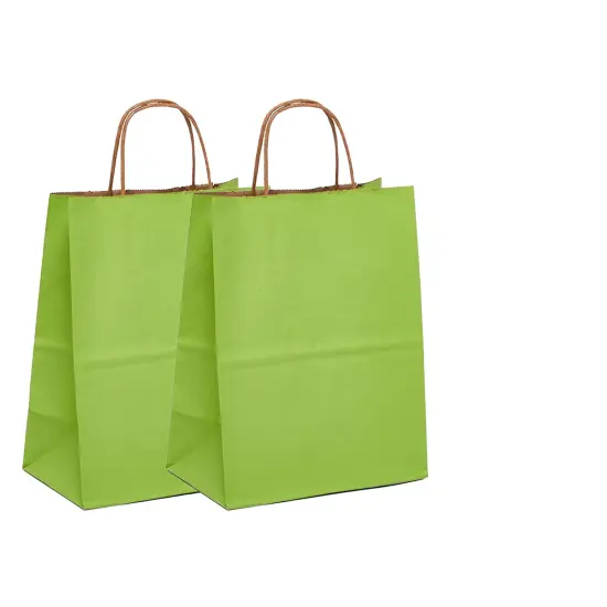 Spacious Kraft Tinted Shopping Bag 5.5" x 3.25" x 13" {5}