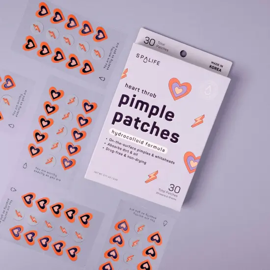 HEART SHAPED PIMPLE PATCHES {2}