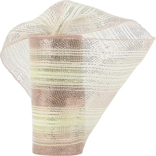 Mesh Ribbon for Wreath Gold Silver and Rose Gold Ombr&eacute; Deco Mesh 10 Inch Christmas Metallic Mesh Crafts Supplies {2}