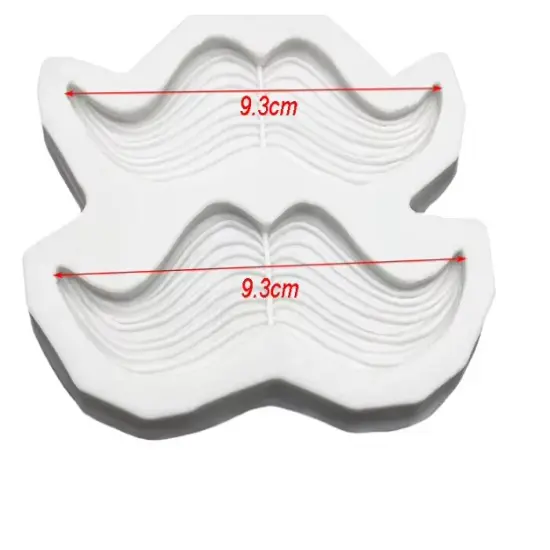 Moustache Father's Day Silicone mold {5}
