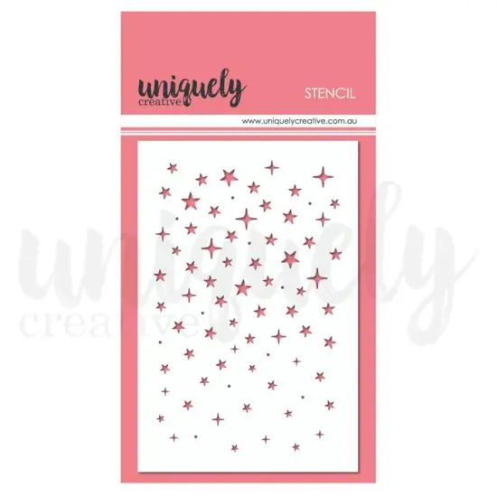 Twinkly Stars Stencil {1}