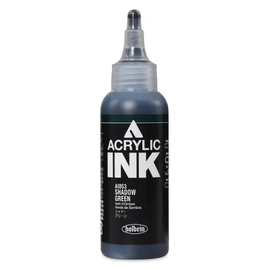 Holbein Acrylic Ink - Shadow Green, 100 ml {1}