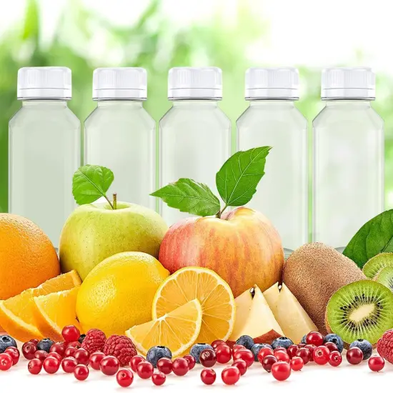 6 Pcs 6 Ounce Juice Bottles Plastic Bottles {5}