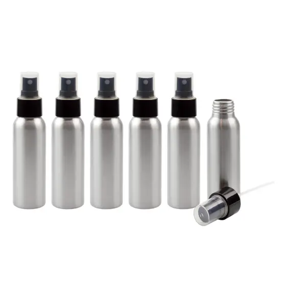 2-Ounce Aluminum Fine Mist Spray Bottles (6-Pack) {1}
