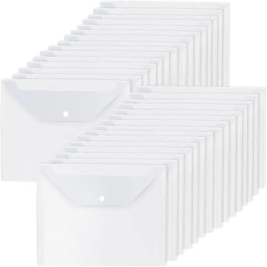 30 Pcs Plastic Folders for Documents {1}