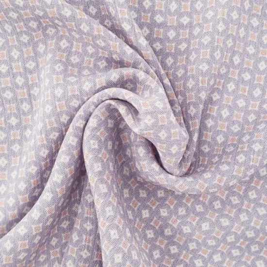 1 Yard Lavender Rayon Crinkle Crepon Lightweight Drapey Fabric for Dresses Skirts Width 50/52" {1}