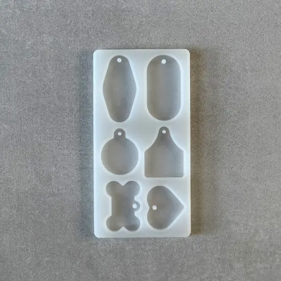 Jewelry Made By Me Resin Craft Silicone Mold-Keychain Tags {3}