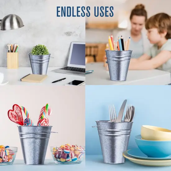 Galvanized Bucket - 12 Pack Bulk {3}