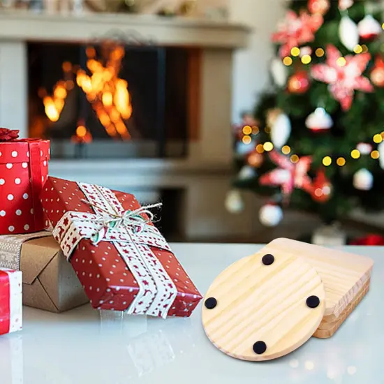 36 Pcs Unfinished Wood Coasters {5}