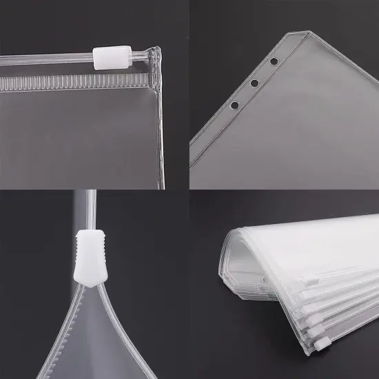 12pcs A6 Size Binder Pockets 6 Holes Budget Cash Envelopes {4}