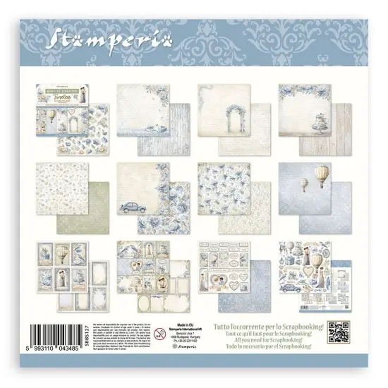 Stamperia Double-Sided Paper Pad 8"X8" 10/Pkg-Timeless {3}