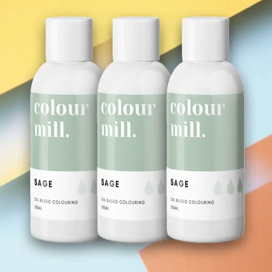 100ml Sage Oil Based Food Coloring Gel for Cake Decorating Buttercream Vegan Halal Kosher {4}