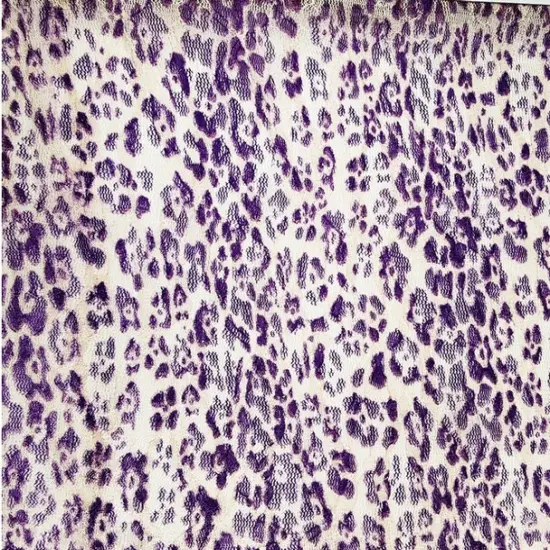 1 Yard Lace Animal Print Fabric Lavender Ivory 50/52" Lightweight Apparel & Home D&eacute;cor Material {2}