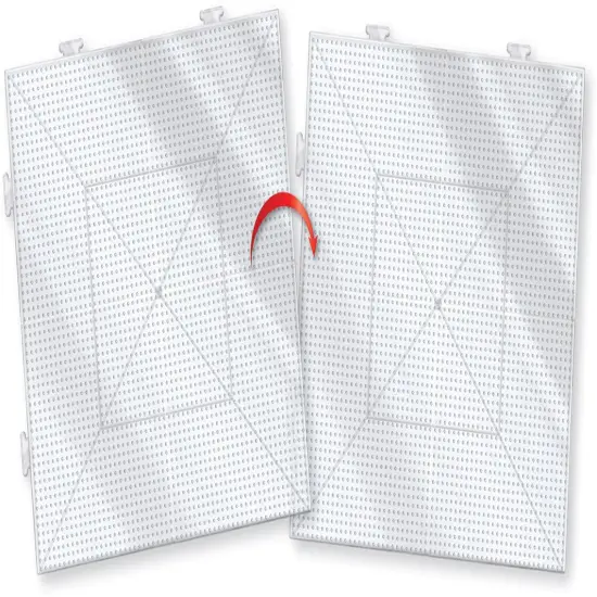 Perler Mini Bead Large Interlocking Pegboards 2/Pkg {3}