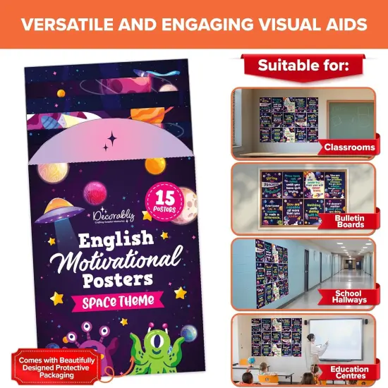 15 Motivational Space Themed Classroom Decor {4}