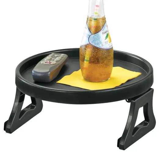 Collections Etc Clip On Sofa Armrest Side Tray Table {2}