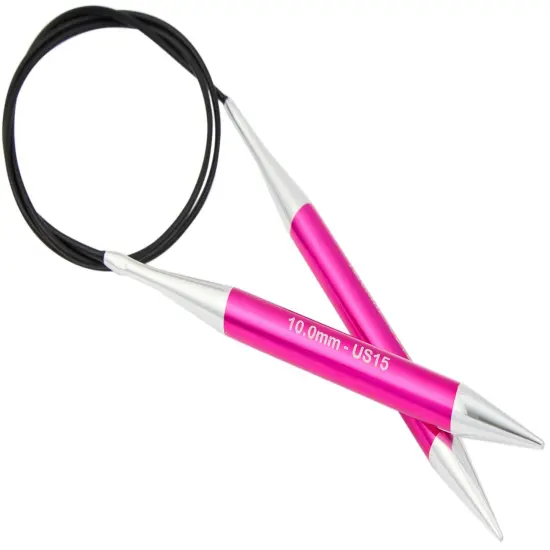 KnitPro-Zing Fixed Circular Needles 32"-Size 15/10mm {3}