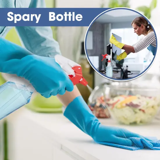 10 Pack Spray Bottles - (White and Red,Clear Style) {4}