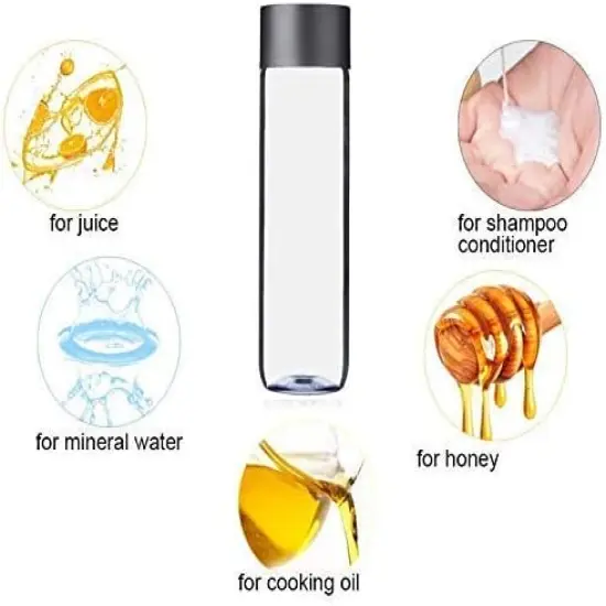 6-Pack Bulk Empty Plastic Juice Or Water Bottles with Caps {4}