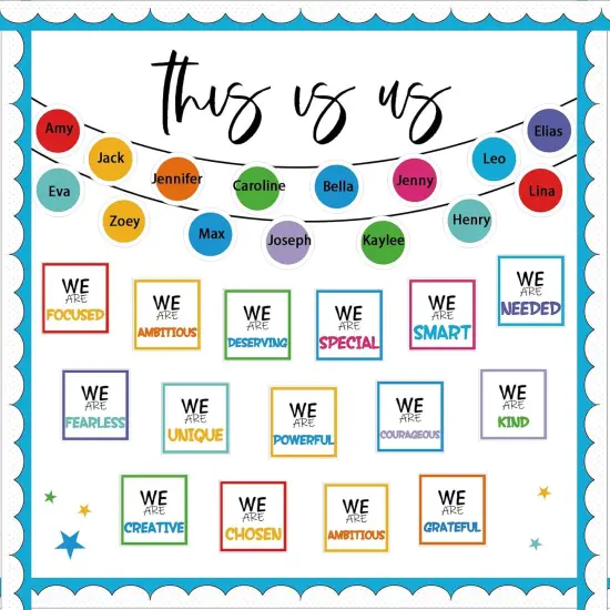 88 Pcs Motivational School Bulletin Board {1}