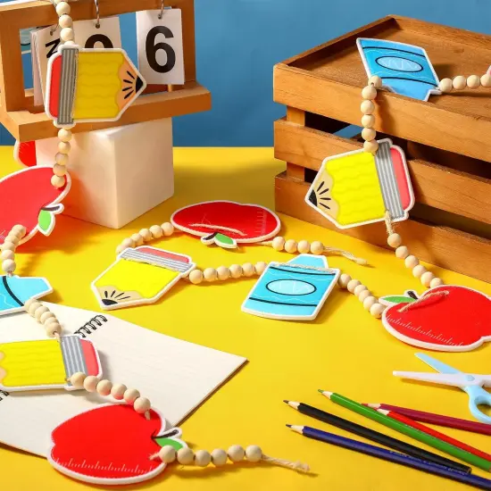 4ft Back to School Classroom Decorations 3D Felt Banner {4}