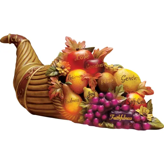 Collections Etc Color Changing Cornucopia Centerpiece {2}