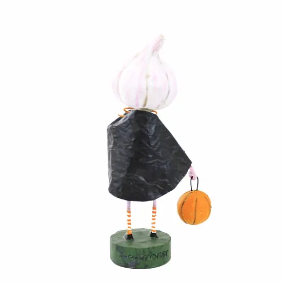 Lori Mitchell 6.25 In The Curse Of Count Garlic Halloween Figurine , Lightweight Halloween Decor Halloween Black Cape Pumpkin {2}