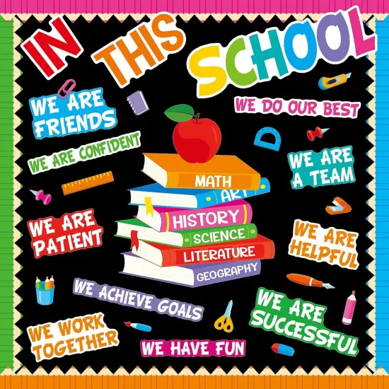 Motivational Bulletin Board Decoration Set {1}