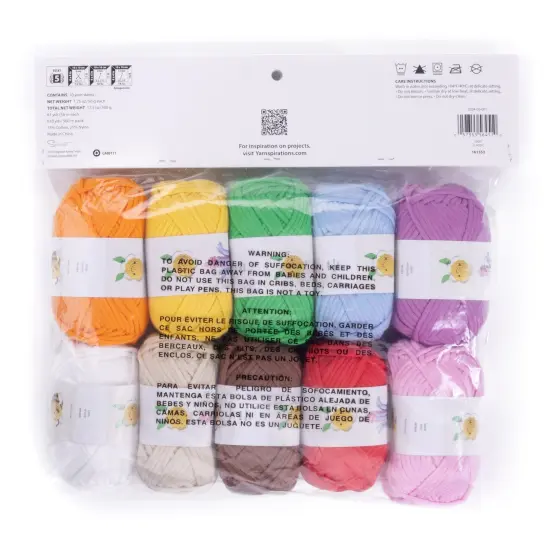 Bernat Maker Minis Yarn Pack-10 Bright Colors {2}