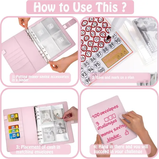 100 Envelopes Money Saving Challenge Binder {3}