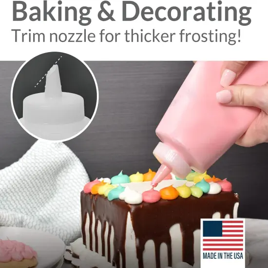 Plastic Squeeze Condiment Bottles {4}